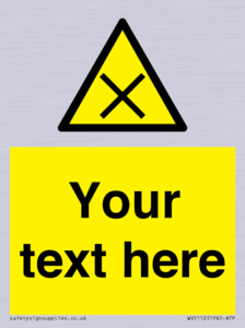 WV5112: Custom Harmful Sign