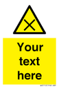 WV5112: Custom Harmful Sign