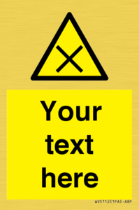 WV5112: Custom Harmful Sign
