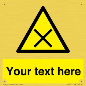 WV5112: Custom Harmful Sign