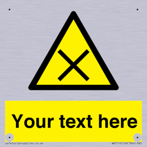 WV5112: Custom Harmful Sign