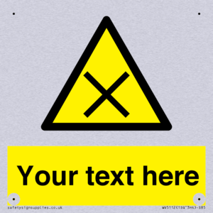 WV5112: Custom Harmful Sign