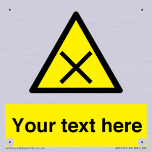 WV5112: Custom Harmful Sign