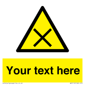 WV5112: Custom Harmful Sign