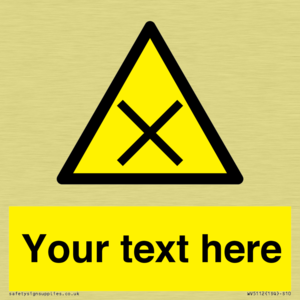 WV5112: Custom Harmful Sign