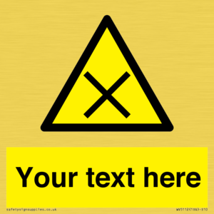 WV5112: Custom Harmful Sign