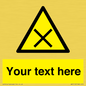 WV5112: Custom Harmful Sign