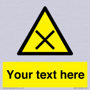 WV5112: Custom Harmful Sign