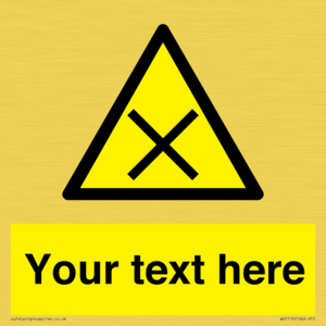 WV5112: Custom Harmful Sign