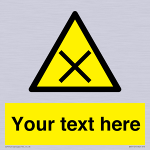 WV5112: Custom Harmful Sign