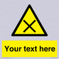 WV5112: Custom Harmful Sign