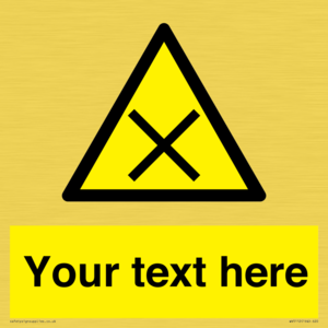 WV5112: Custom Harmful Sign