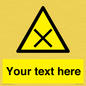 WV5112: Custom Harmful Sign