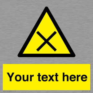 WV5112: Custom Harmful Sign