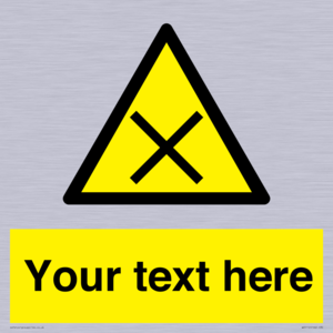 WV5112: Custom Harmful Sign