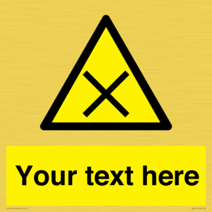WV5112: Custom Harmful Sign