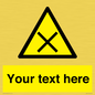 WV5112: Custom Harmful Sign