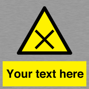 WV5112: Custom Harmful Sign