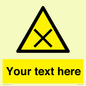 WV5112: Custom Harmful Sign