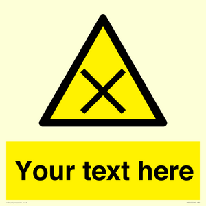 WV5112: Custom Harmful Sign