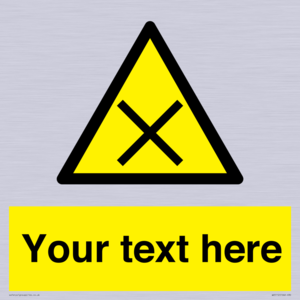 WV5112: Custom Harmful Sign