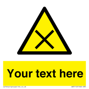 WV5112: Custom Harmful Sign
