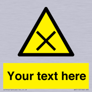 WV5112: Custom Harmful Sign