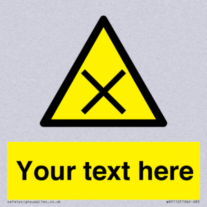 WV5112: Custom Harmful Sign