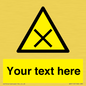 WV5112: Custom Harmful Sign