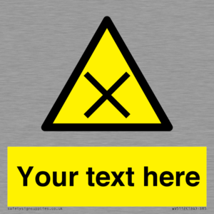 WV5112: Custom Harmful Sign