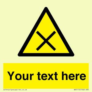 WV5112: Custom Harmful Sign