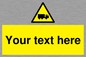 WV5113: Custom Lorry Hazard Sign