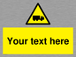 WV5113: Custom Lorry Hazard Sign