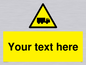 WV5113: Custom Lorry Hazard Sign