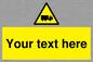 WV5113: Custom Lorry Hazard Sign