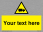 WV5113: Custom Lorry Hazard Sign
