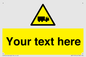 WV5113: Custom Lorry Hazard Sign
