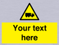 WV5113: Custom Lorry Hazard Sign