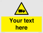 WV5113: Custom Lorry Hazard Sign
