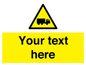 WV5113: Custom Lorry Hazard Sign