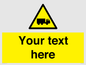 WV5113: Custom Lorry Hazard Sign
