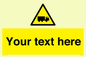 WV5113: Custom Lorry Hazard Sign