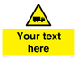 WV5113: Custom Lorry Hazard Sign
