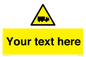 WV5113: Custom Lorry Hazard Sign