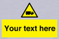 WV5113: Custom Lorry Hazard Sign