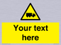 WV5113: Custom Lorry Hazard Sign