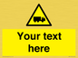WV5113: Custom Lorry Hazard Sign