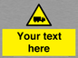 WV5113: Custom Lorry Hazard Sign
