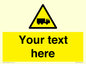 WV5113: Custom Lorry Hazard Sign