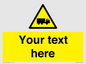 WV5113: Custom Lorry Hazard Sign